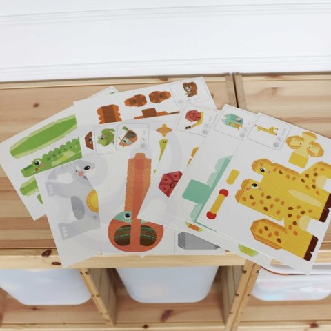 WOOPIE ART&FUN Zestaw Kreatywny Origami 3D Zrób to Sam 10 Zwierzaków Lumarko!