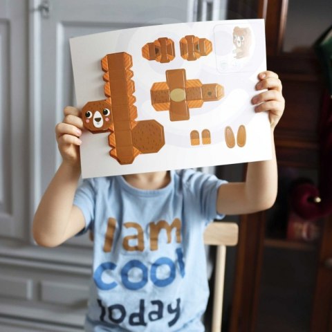 WOOPIE ART&FUN Zestaw Kreatywny Origami 3D Zrób to Sam 10 Zwierzaków Lumarko!