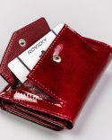 Lakierowany portfel damski z ochroną RFID Protect — Rovicky Lumarko!