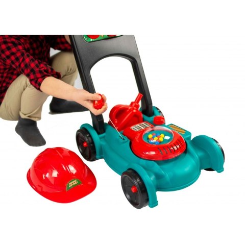 Kosiarka Dla Dzieci Dźwięk + Zestaw Kask Kanister Lumarko!