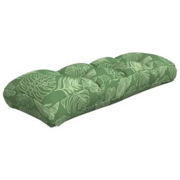 Poduszka na sofę z palet, wzór w liście, 120x40x12 cm, tkanina Lumarko!