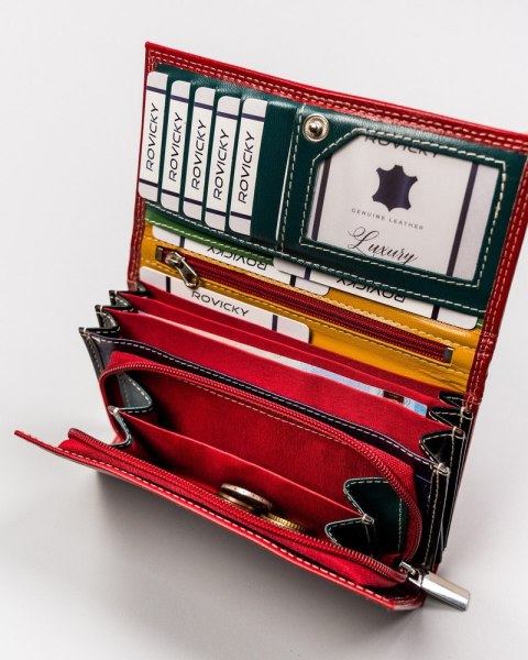 Skórzany portfel damski z systemem RFID Protect Lumarko!