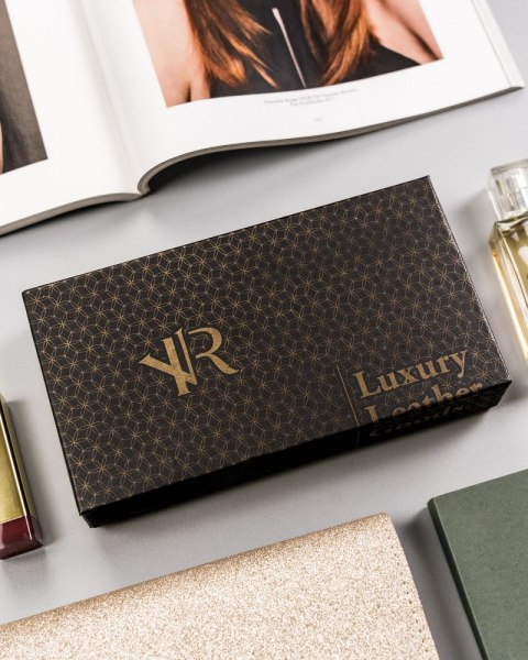 Skórzany portfel damski z systemem RFID Protect Lumarko!