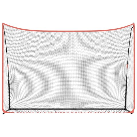 Siatka do treningu gry w golfa, czarno-czerwona, 305x91x213 cm Lumarko!