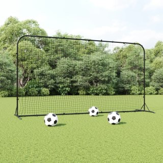 Rebounder do piłki nożnej, czarny, 366x90x183 cm, HDPE Lumarko!