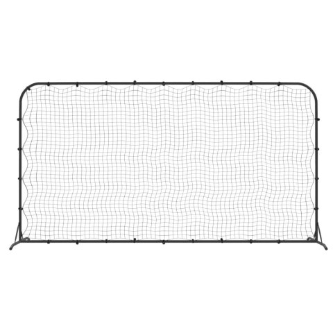 Rebounder do piłki nożnej, czarny, 366x90x183 cm, HDPE Lumarko!