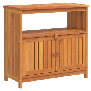 VidaXL Ogrodowy stolik konsolowy, 80x35x75 cm, lite drewno akacjowe
