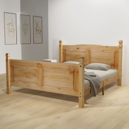Łóżko z materacem memory, sosna, w stylu meksykańskim, 160x200 Lumarko!