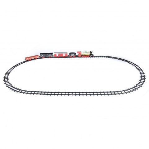 Klasyczny Pociąg Elektryczny Kolejka Tor Dźwięk Światło + 29 Akc. Lumarko!