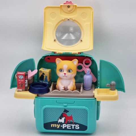 WOOPIE Kotek Przenośny Salon Piękoności 2w1 w Plecaku Transporter Lumarko!