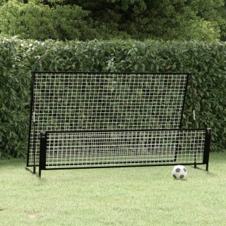 Rebounder do piłki nożnej 2-w-1, 202x104x120 cm, stal Lumarko!