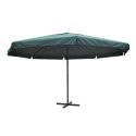 Parasol z aluminium, 500 cm, zielony Lumarko!