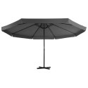 Parasol ogrodowy na słupku aluminiowym, 500 cm, antracytowy Lumarko!