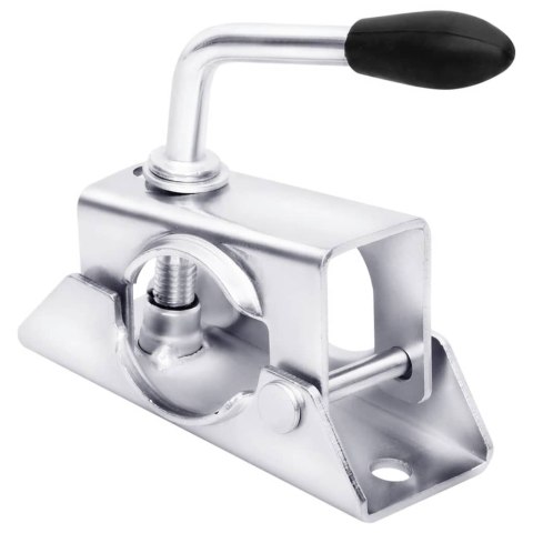 Zacisk do koła podporowego, 13,5x6,5x14 cm, galwanizowana stal Lumarko!