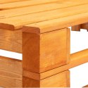 Ogrodowa ławka narożna z palet, drewno, miodowy brąz Lumarko!