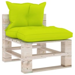 Sofa środkowa z palet, z poduszkami, drewno sosnowe Lumarko!