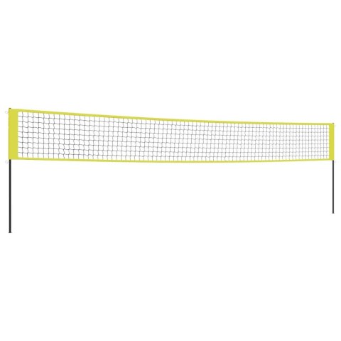 Siatka do gry w siatkówkę, żółto-czarna, 823x244 cm, tkanina PE Lumarko!