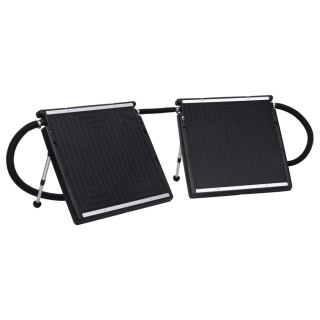 Solarny podgrzewacz wody w basenie, podwójny, 150x75 cm Lumarko!