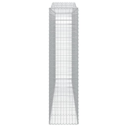 Łukowaty kosz gabionowy 400x50x200/220 cm, galwanizowane żelazo Lumarko!