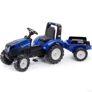 Traktor Na Pedały New Holland Duży Z Przyczepką Od 3 Lat  Lumarko!