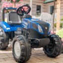 FALK Traktor na Pedały New Holland Duży z Przyczepką od 3 lat  Lumarko!