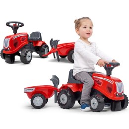 Traktorek Baby Mac Cormick Czerwony Z Przyczepką + Akc. Od 1 Roku  Lumarko!
