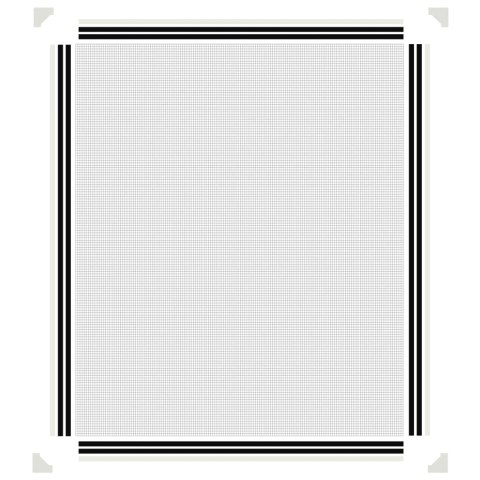Magnetyczna moskitiera okienna, biała, 100x120 cm Lumarko!
