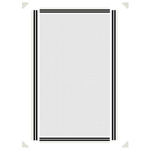 Magnetyczna moskitiera okienna, biała, 80x140 cm Lumarko!