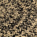 Ręcznie wykonany dywanik, juta, czarno-brązowy, 180 cm Lumarko!