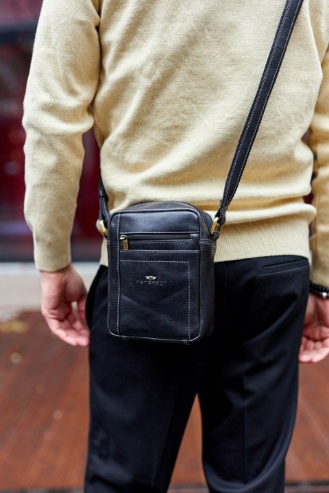 Skórzana torba męska do pracy — Peterson Lumarko!