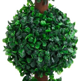 Sztuczny bukszpan w formie kul, w doniczce, zielony, 90 cm Lumarko!