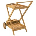 Wózek kuchenny, 54x87x90 cm, lite drewno akacjowe Lumarko!
