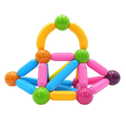 Magnetyczne Klocki Konstrukcyjne Edukacyjne Duże Grube 38 El.  Lumarko!