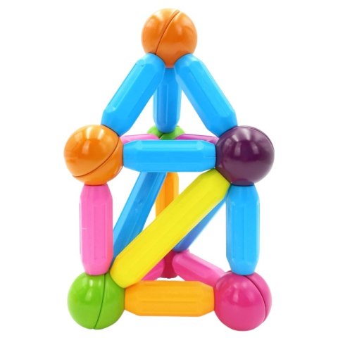 Magnetyczne Klocki Konstrukcyjne Edukacyjne Duże Grube 38 El.  Lumarko!