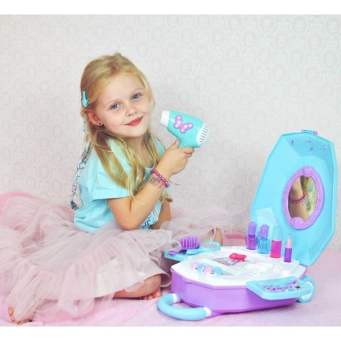 WOOPIE Toaletka dla Dziewczynki 2w1 Salon Piękności w Walizce  Lumarko!