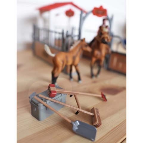 WOOPIE Zestaw Stajnia Zagroda dla Koni Figurki 18 el.  Lumarko!