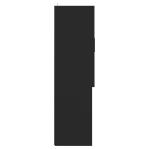 Szafka na pralkę, czarna, 70,5x25,5x90 cm Lumarko!