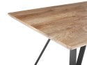 Stół do jadalni 140 x 80 cm jasne drewno z brązowym UPTON Lumarko!