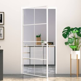 Drzwi wewnętrzne, białe, 102x201,5 cm, szkło i aluminium Lumarko!