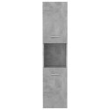 Szafka łazienkowa, szarość betonu, 30x30x130 cm, płyta wiórowa Lumarko!