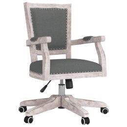 Obrotowe krzesło biurowe, ciemnoszare, obite tkaniną Lumarko!