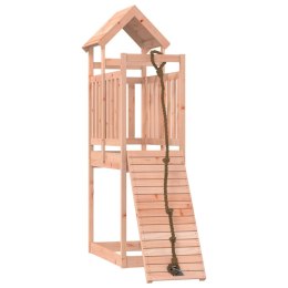 Domek ze ścianką wspinaczkową dla dzieci, drewno daglezjowe Lumarko!