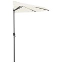 Półparasol balkonowy na słupku z aluminium, 300x150 cm, piaskowy Lumarko!