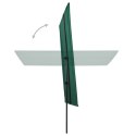 Parasol ogrodowy na słupku aluminiowym, 180x130 cm, zielony Lumarko!