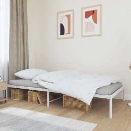Metalowa rama łóżka, biała, 100x200 cm Lumarko!