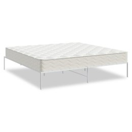 Metalowa rama łóżka, biała, 183x213 cm Lumarko!