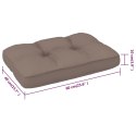 Poduszka na sofę z palet, kolor taupe, 60x40x10 cm Lumarko!