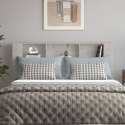 Wezgłowie łóżka z półkami, szarość betonu, 180x18,5x104,5 cm Lumarko!