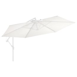 Zamienne pokrycie parasola ogrodowego, piaskowa biel, 350 cm Lumarko!