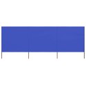 Parawan 3-skrzydłowy z tkaniny, 400x160 cm, błękit lazur Lumarko!
